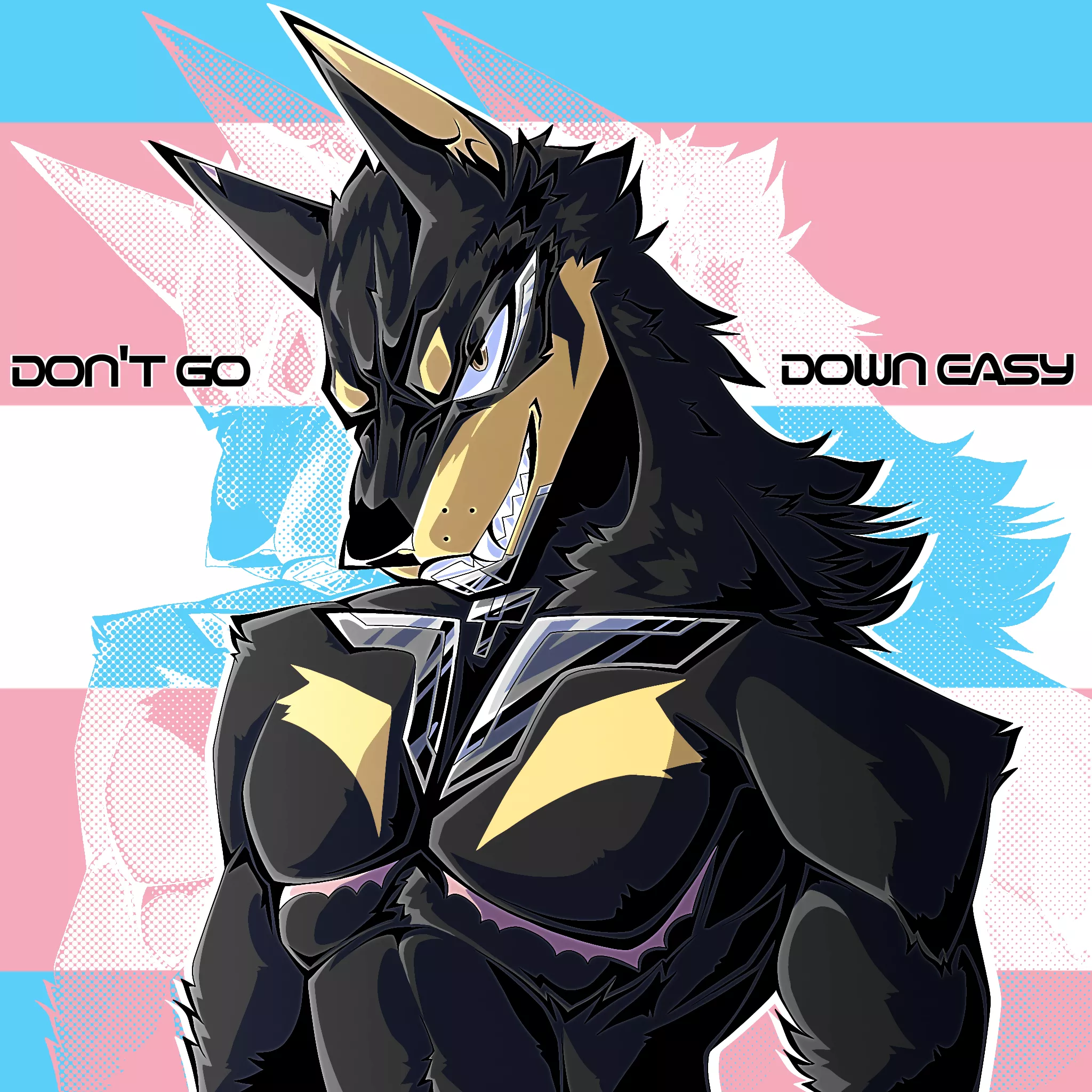 My neighbors suck so I made some art of my sona to make myself feel better.