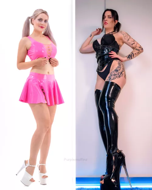 Pink side or dark side? 🎀🖤