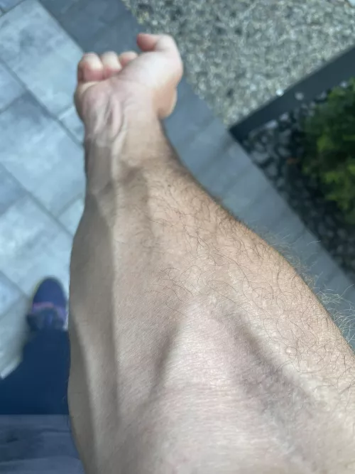 Post gym vein show off