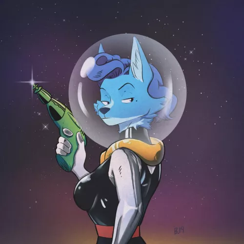 she is ready to protect the galaxy [ art by me]