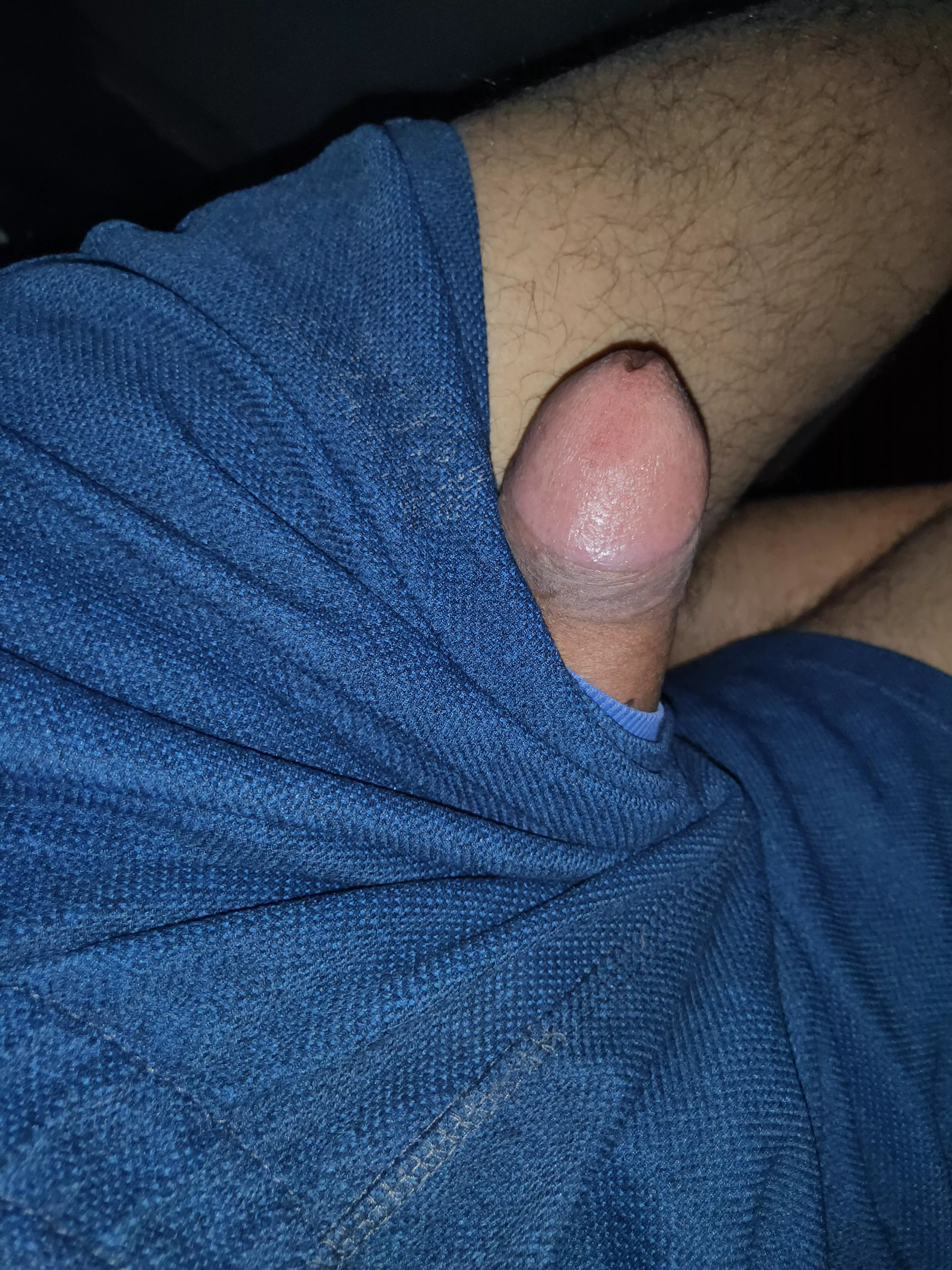 Trying hard to get out from shorts, OC