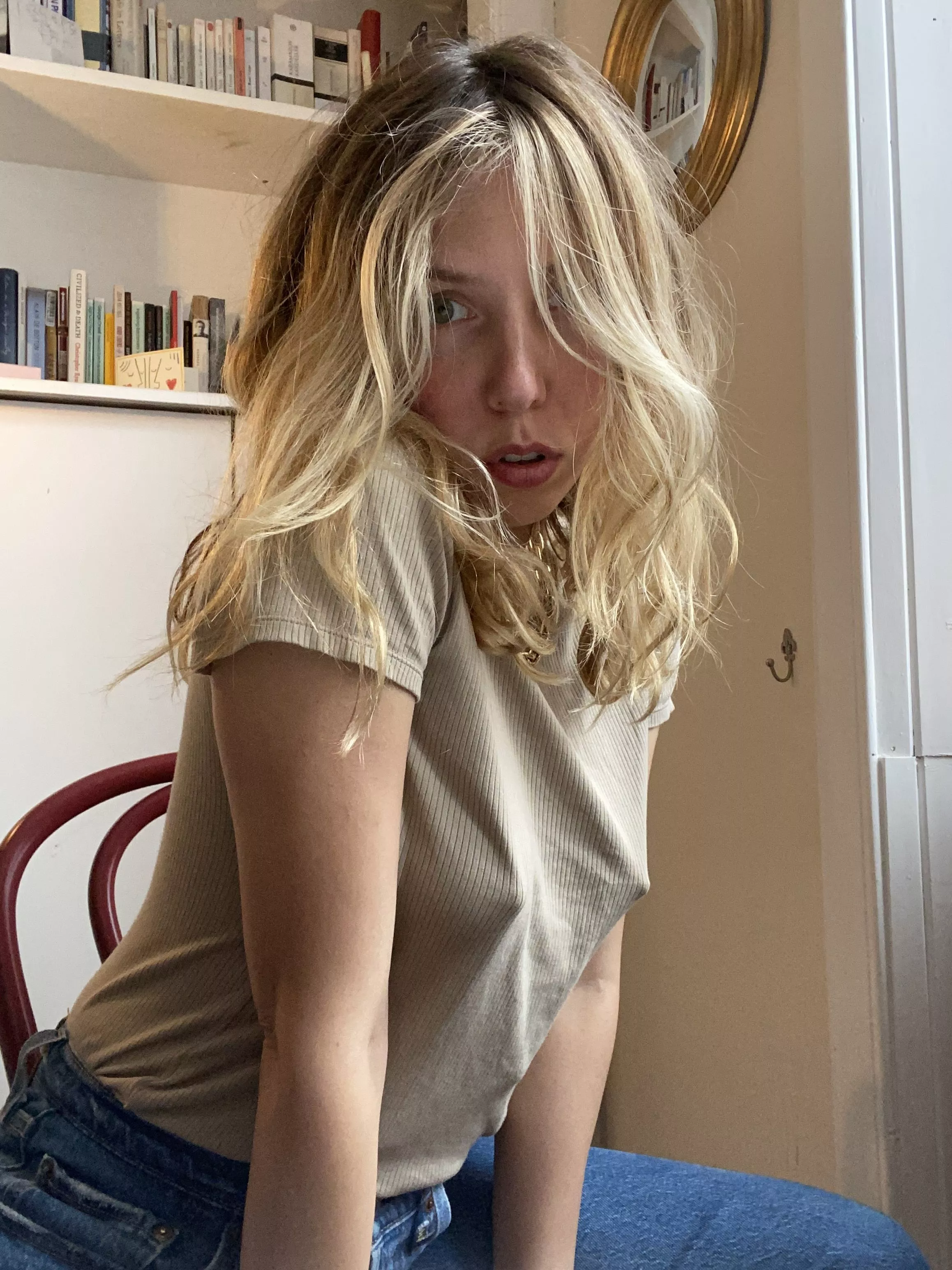 Trying to have a good pose but they poked immediately