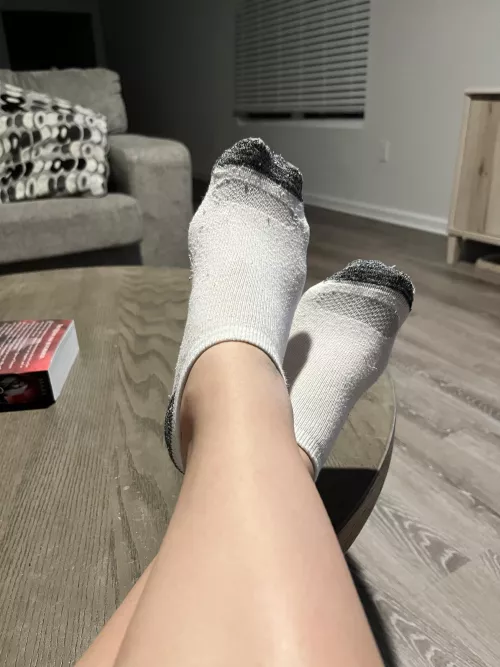 Why you staring at my feet?