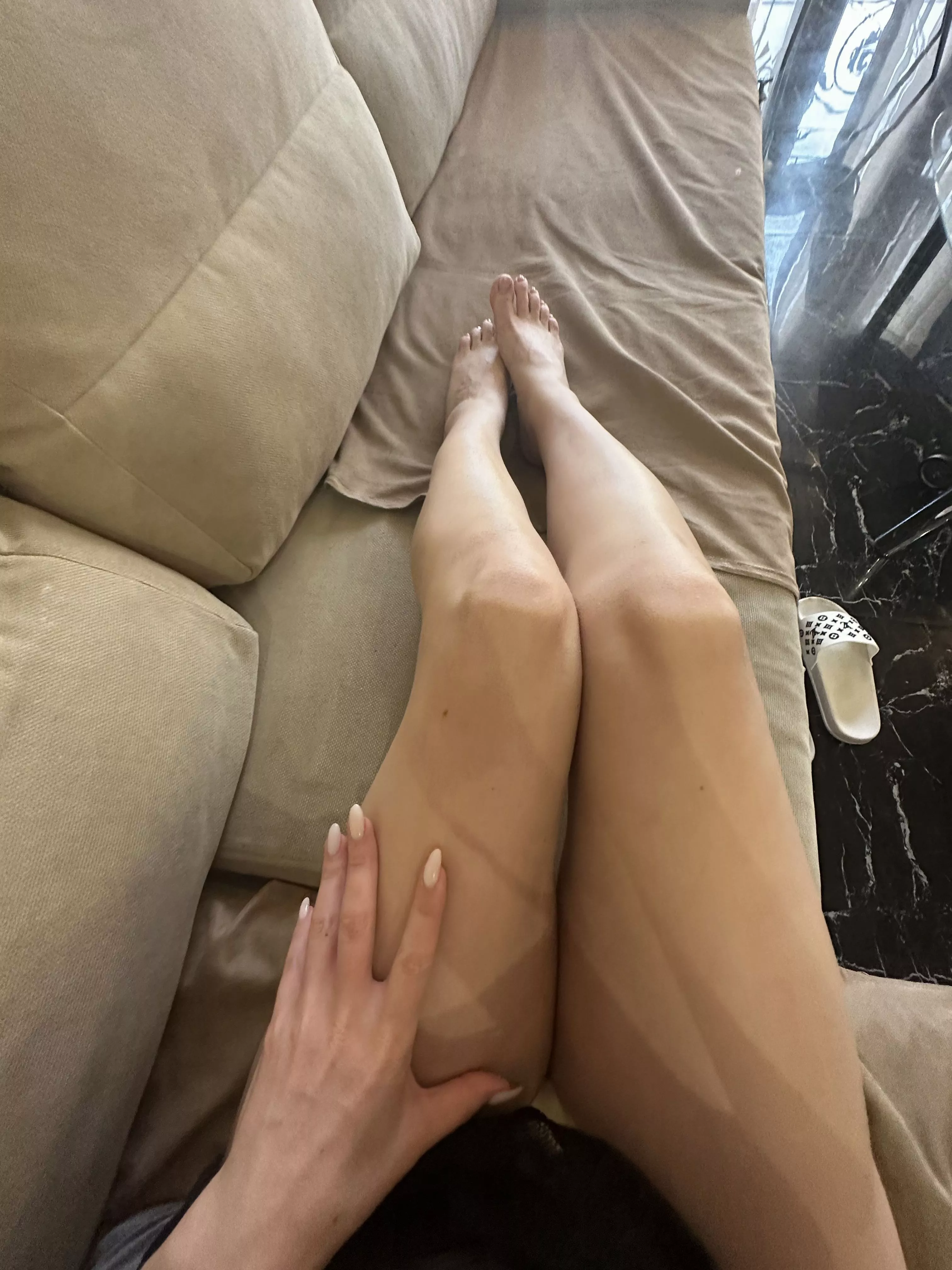 Would you put it between my soft natural tits?