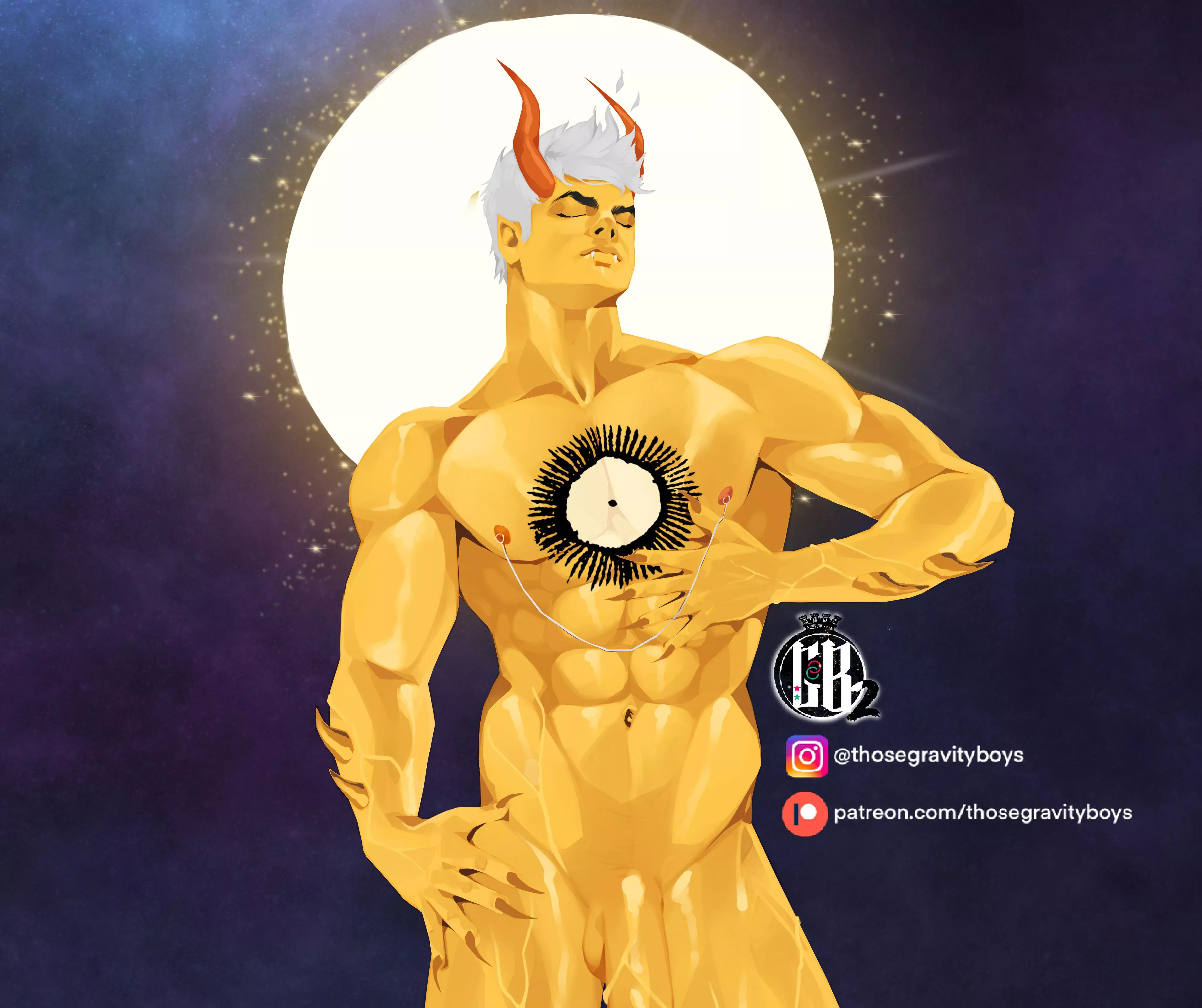 Ciro, the Solar Demon- because wearing clothes is just a human thing 😉