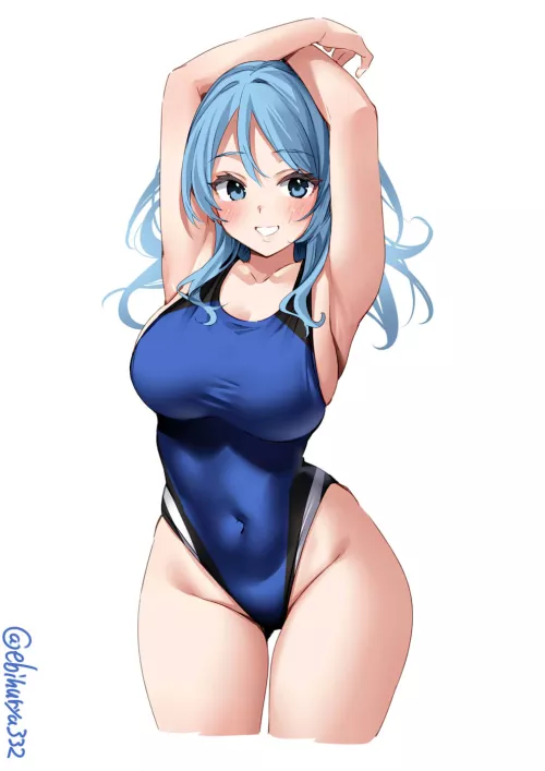 Competition Swimsuit Urakaze (Ebifurya) [KanColle]