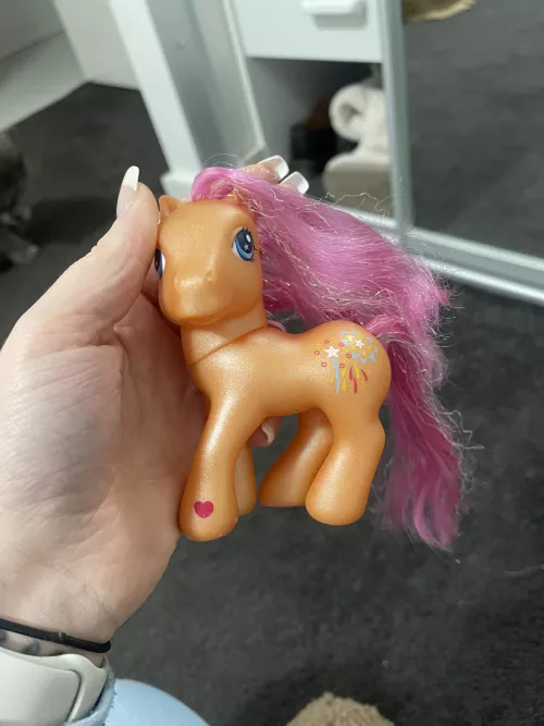 Daddy bought me my favorite childhood toy!