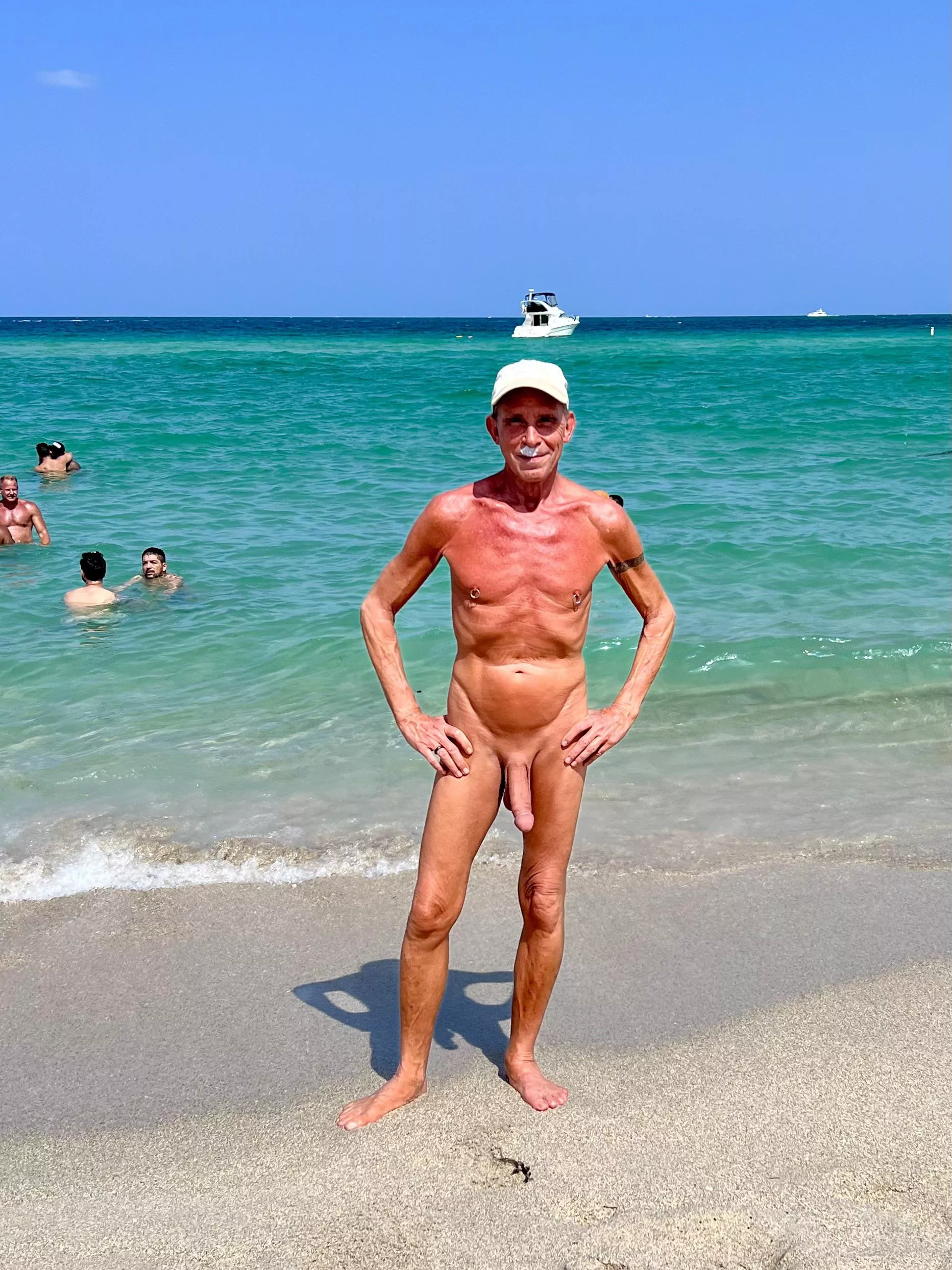 Daddy got stared at a bunch at Haulover yesterday. Don’t know why…