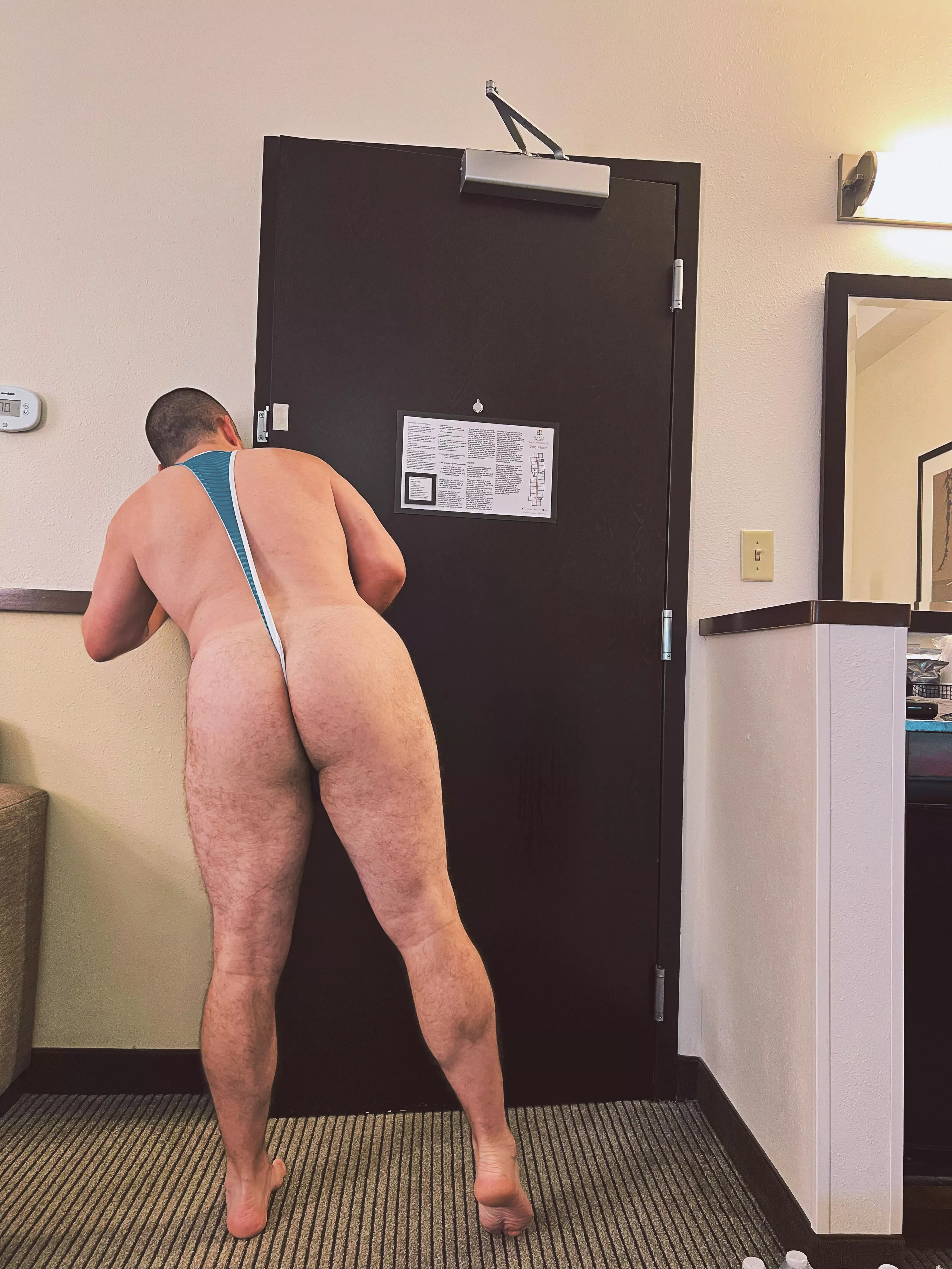 delivery man just showed up.