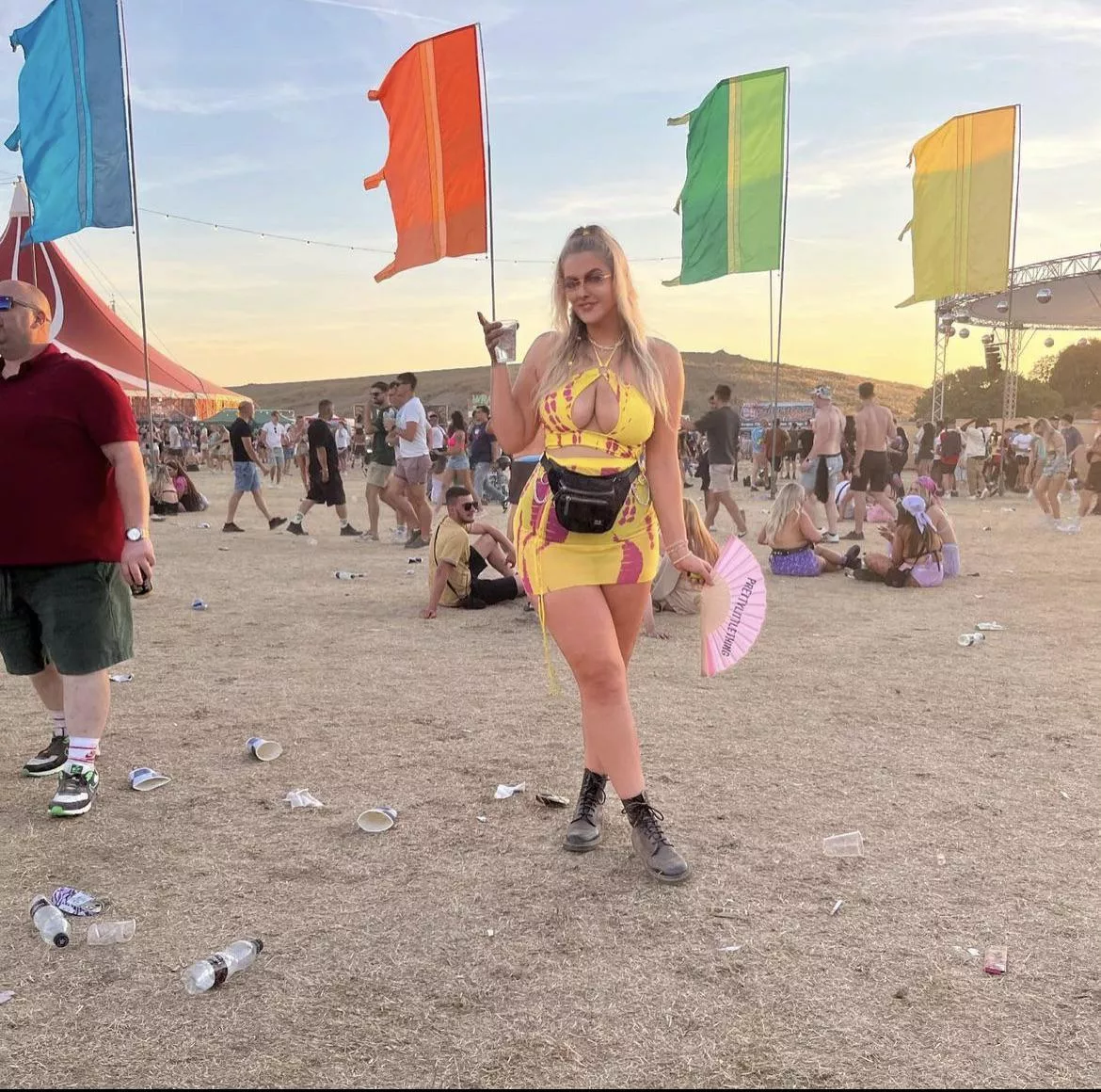 Festivals need a goon tent to chill after seeing all the sluts walking about