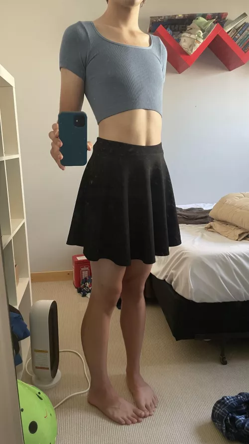 Finally went out and got a crop top with my mom