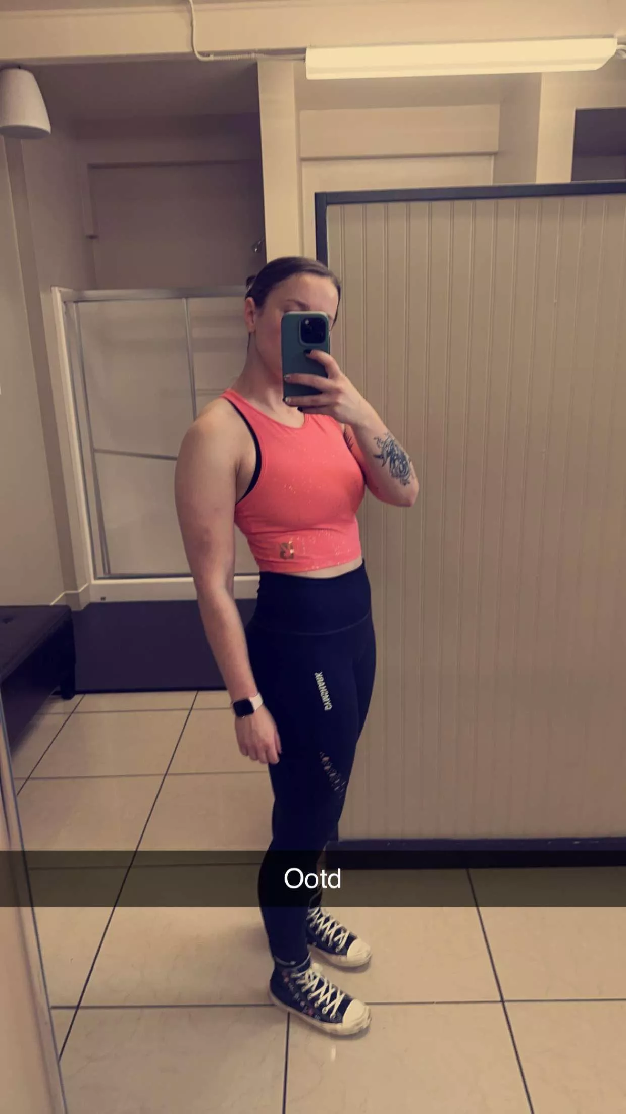 I like to wear croptops to the gym