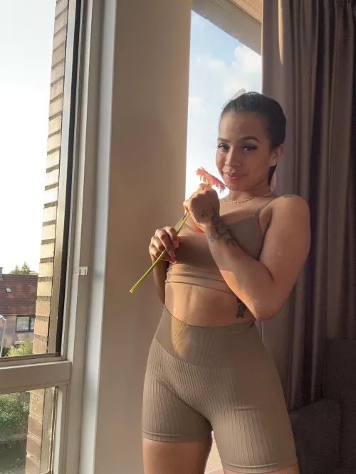 Just got myself a set of open lingerie but it's too naughty to show here