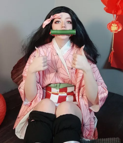 Nezuko by Aldorachan (ready for new memes)