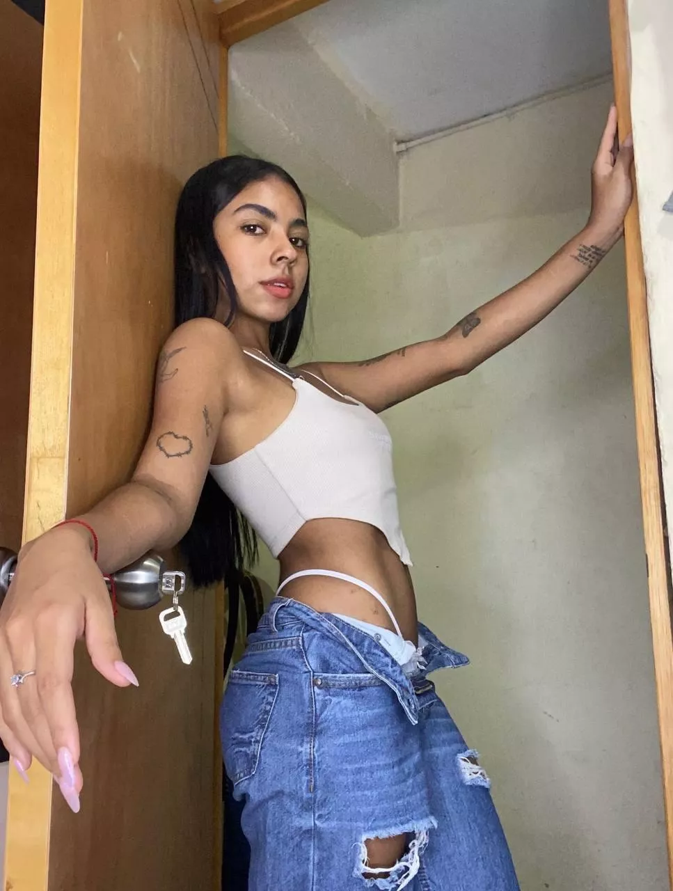 Ready to enter my dorm room for a fun time