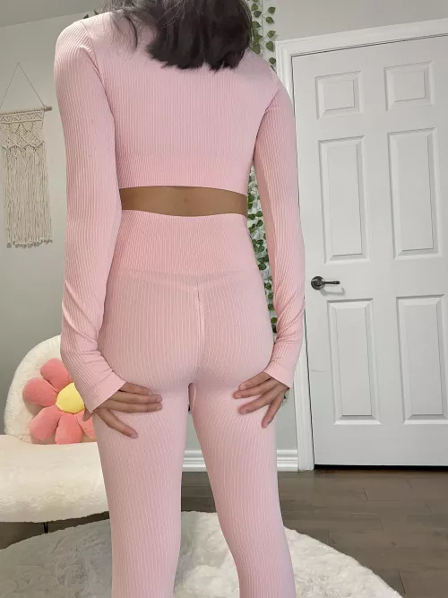 She wanted to wear this to the gym today