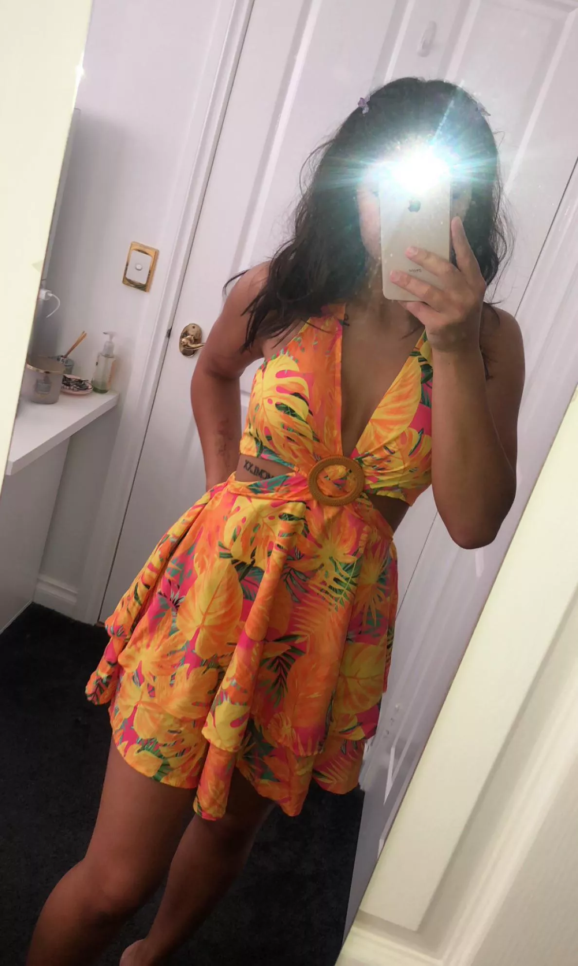 Take me on a picnic so I can wear this pretty dress out? 🥹