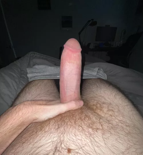 Thick and pink, all it’s missing is someone to ride it