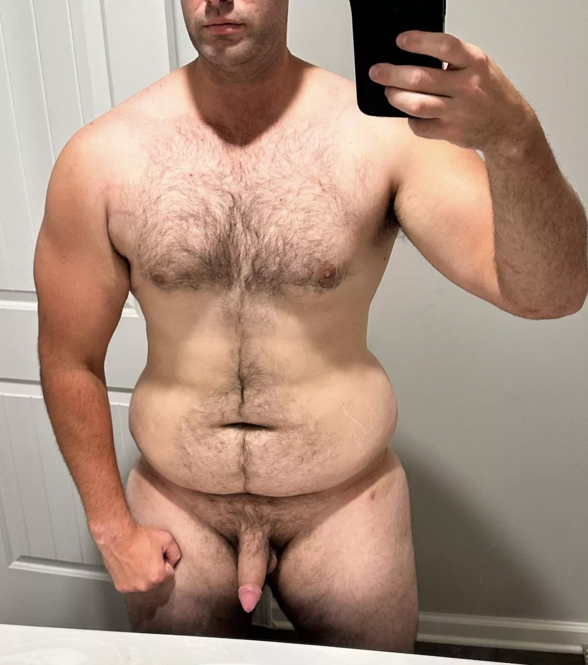A little bit chubby and a little bit muscle. Hopefully I’m someone’s flavor