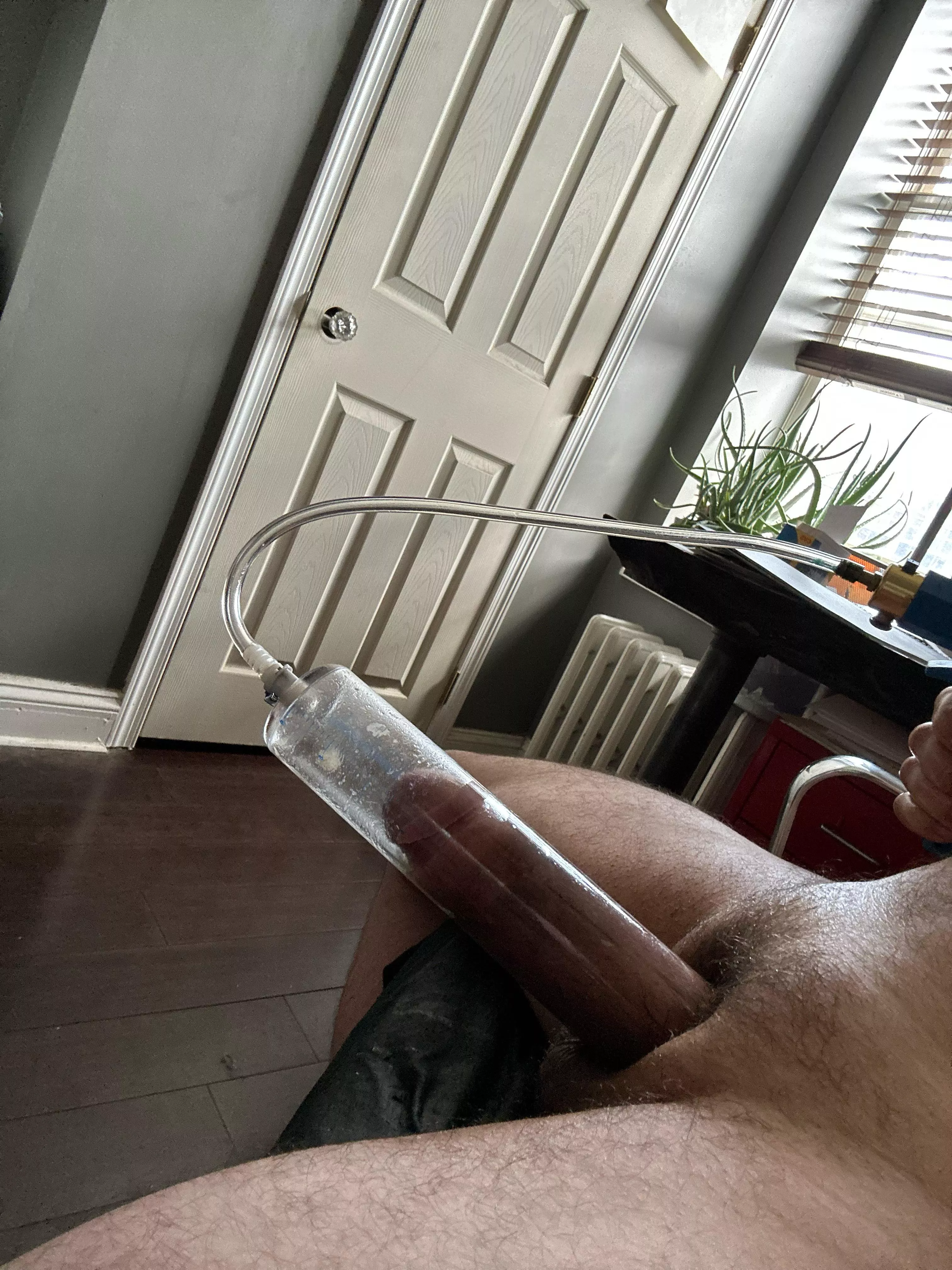 Always pump before work.