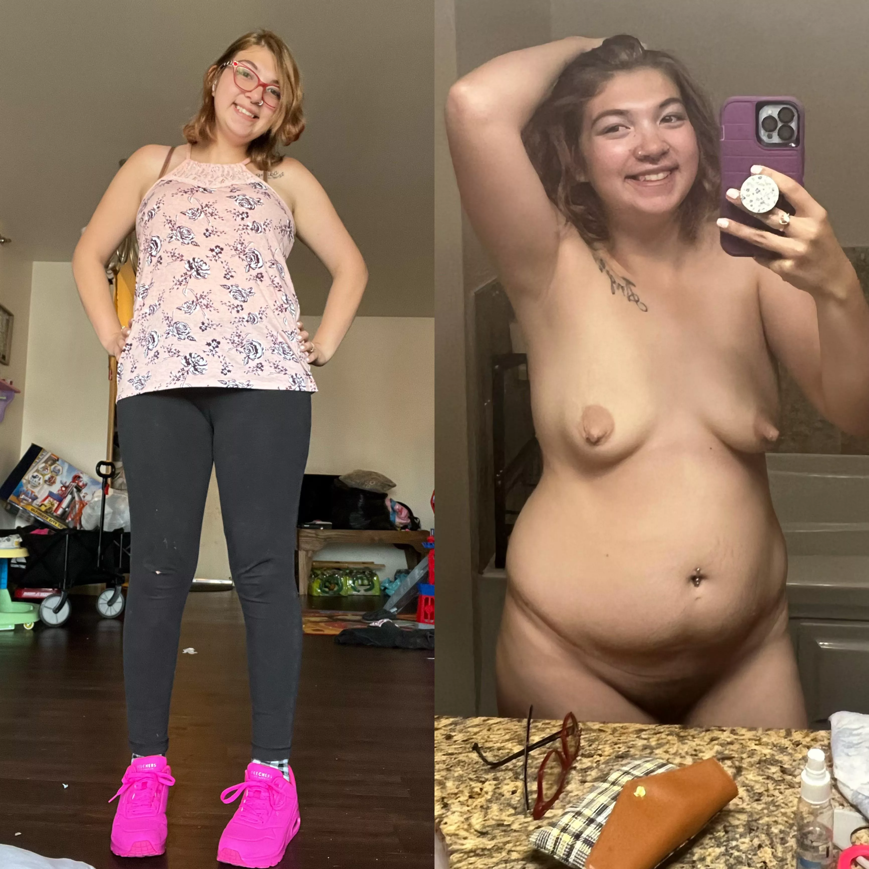 Everyday outfit versus my favorite