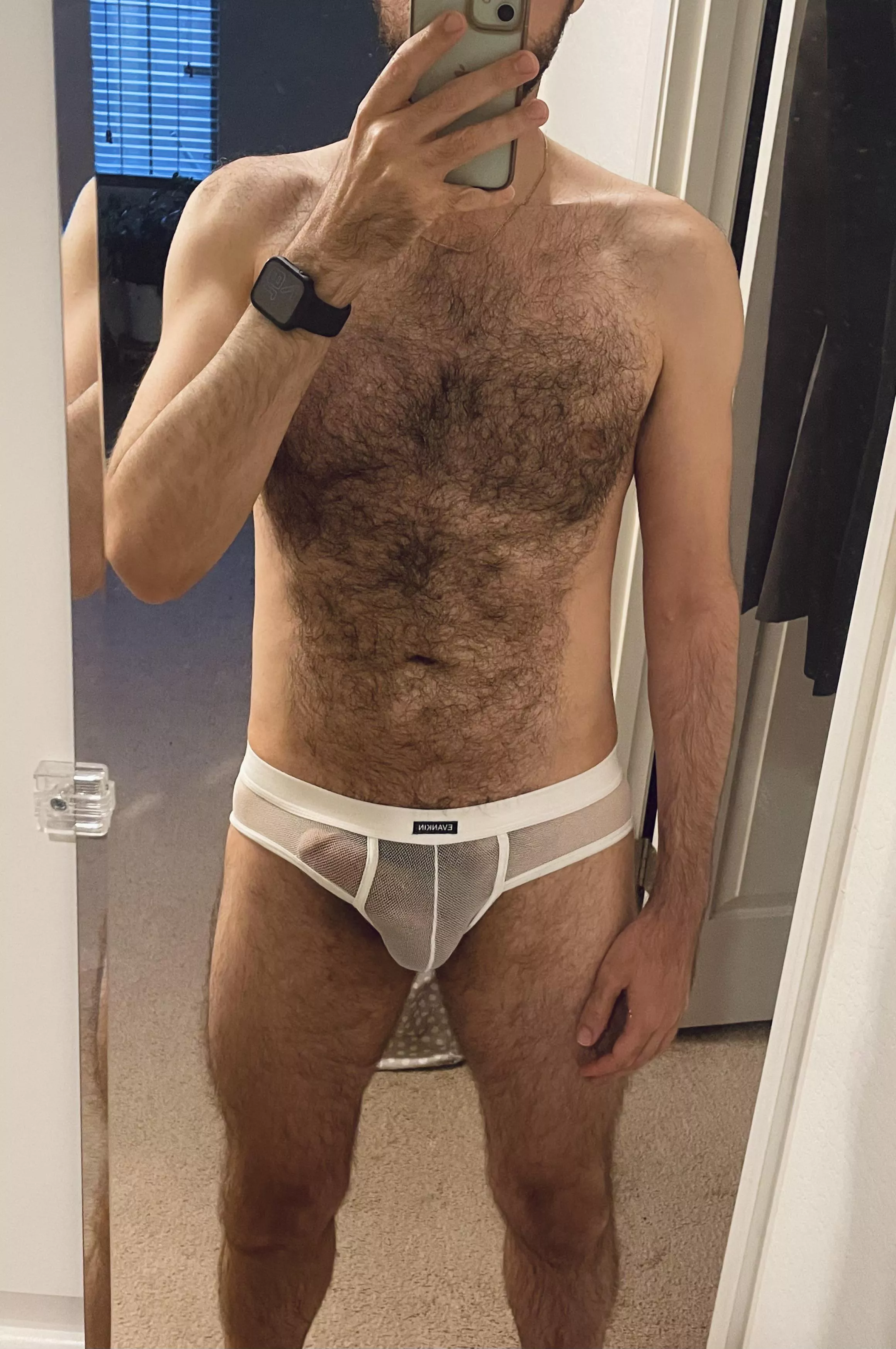 How’s my fur look in these briefs?