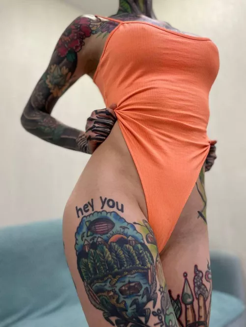 Just push my bodysuit to the side