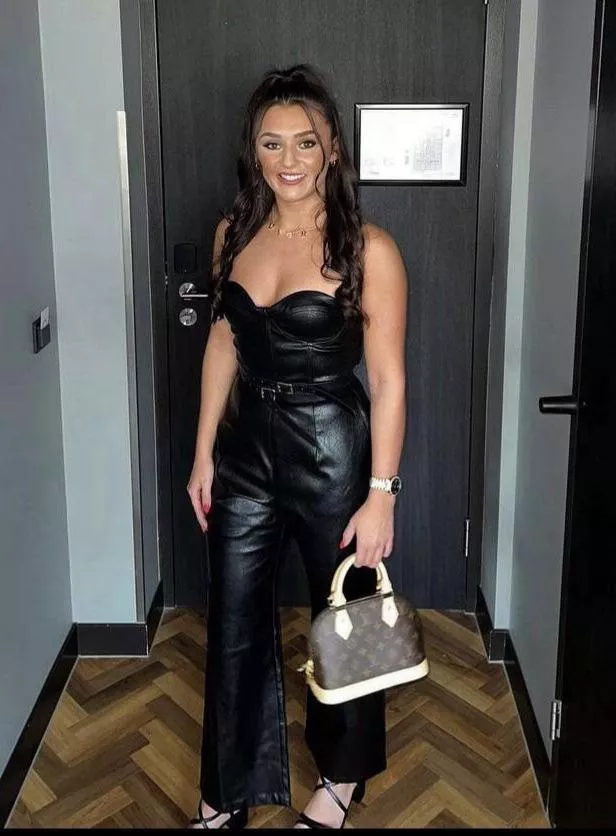 Leather jumpsuit