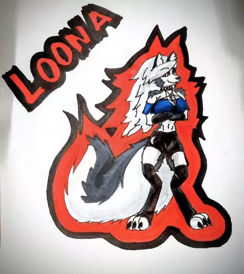 Loona Sharpie Art (Original Art)