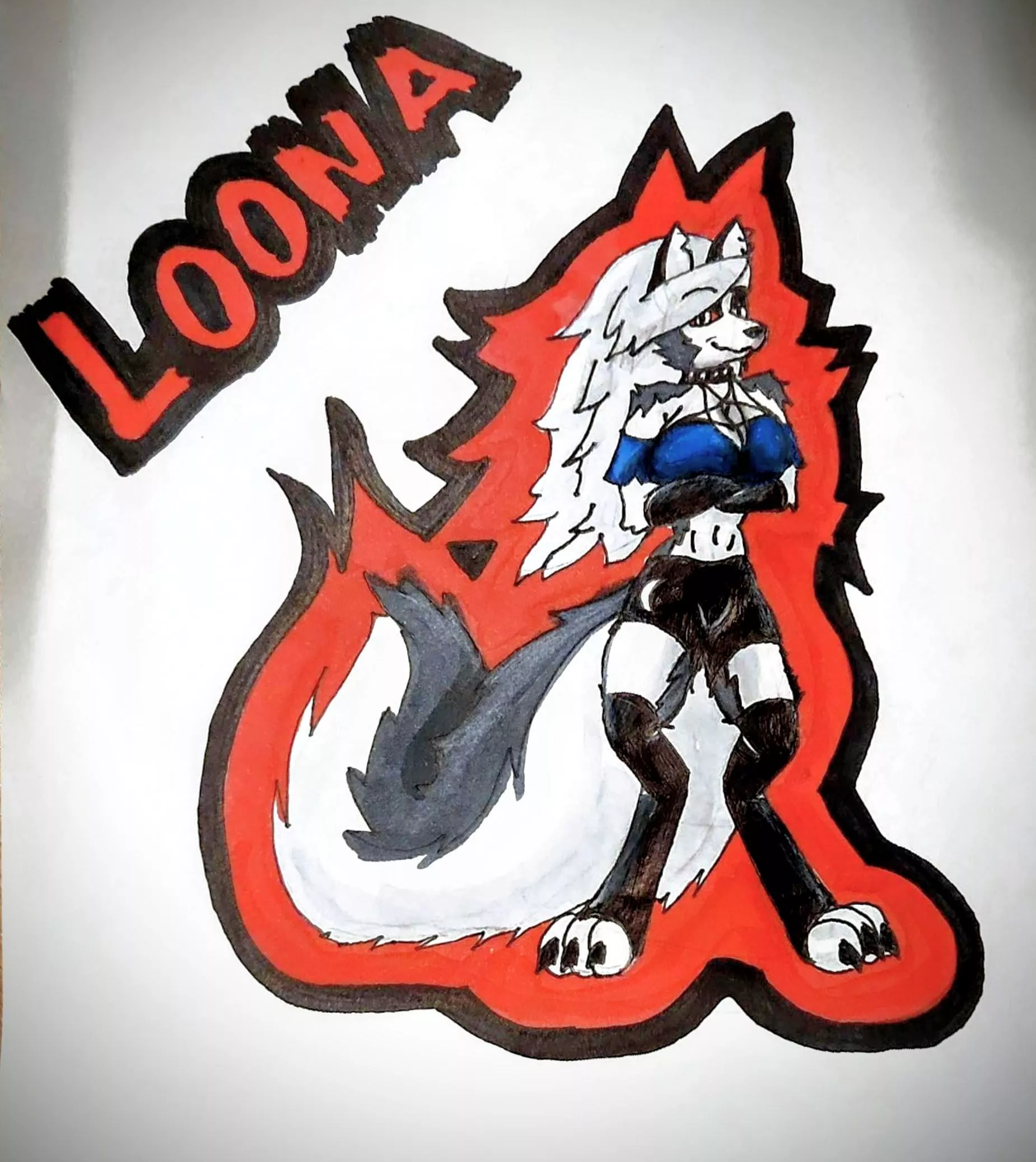 Loona Sharpie Art (Original Art)
