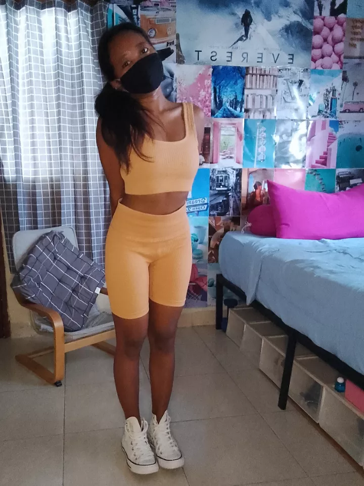 Ready for the gym. Let's workout together 😉 [f]