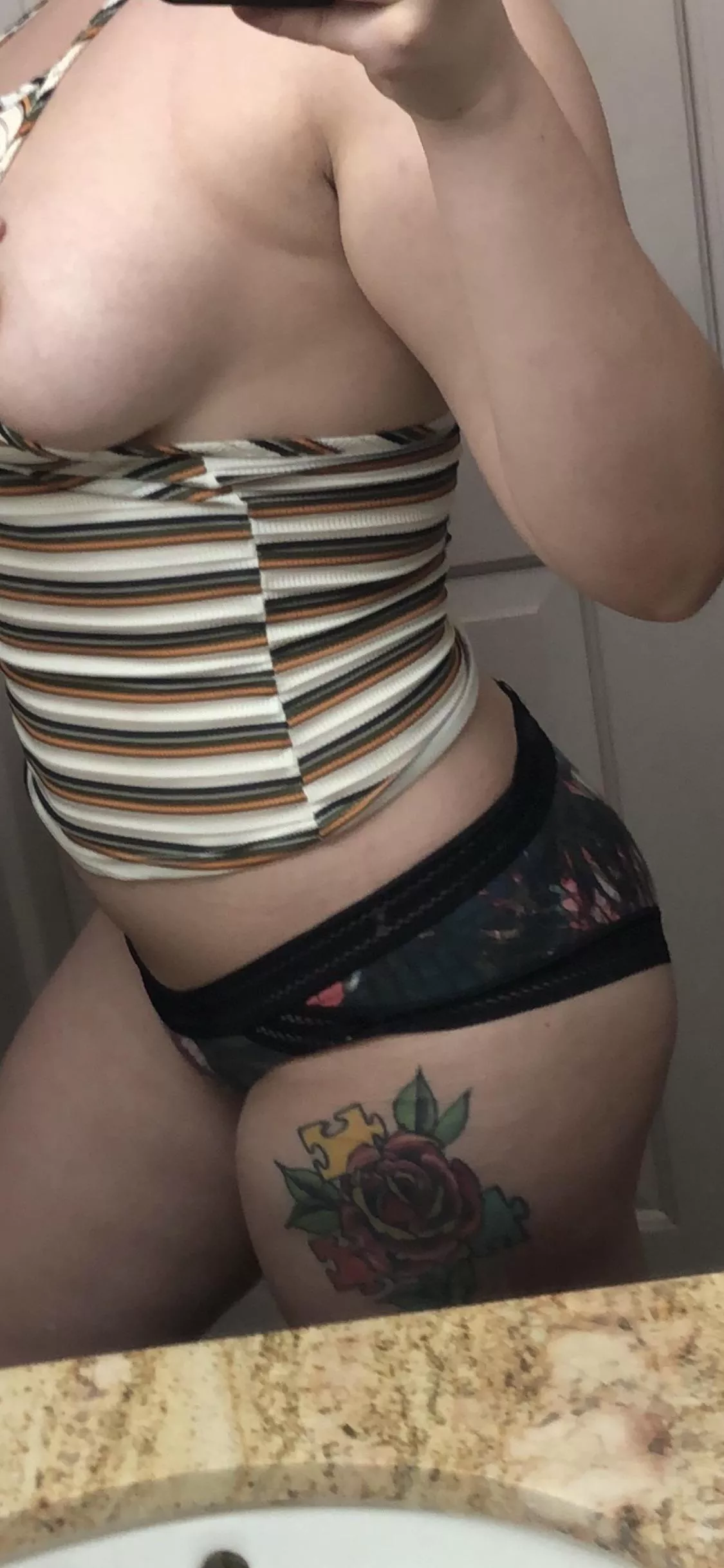 Ready to wear these Victoria secret panties for you! During a soccer match, biking, in our 100 degree weather! [selling] [usa]