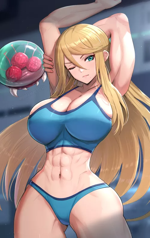 Samus after a workout (Gonzarez) [Metroid]