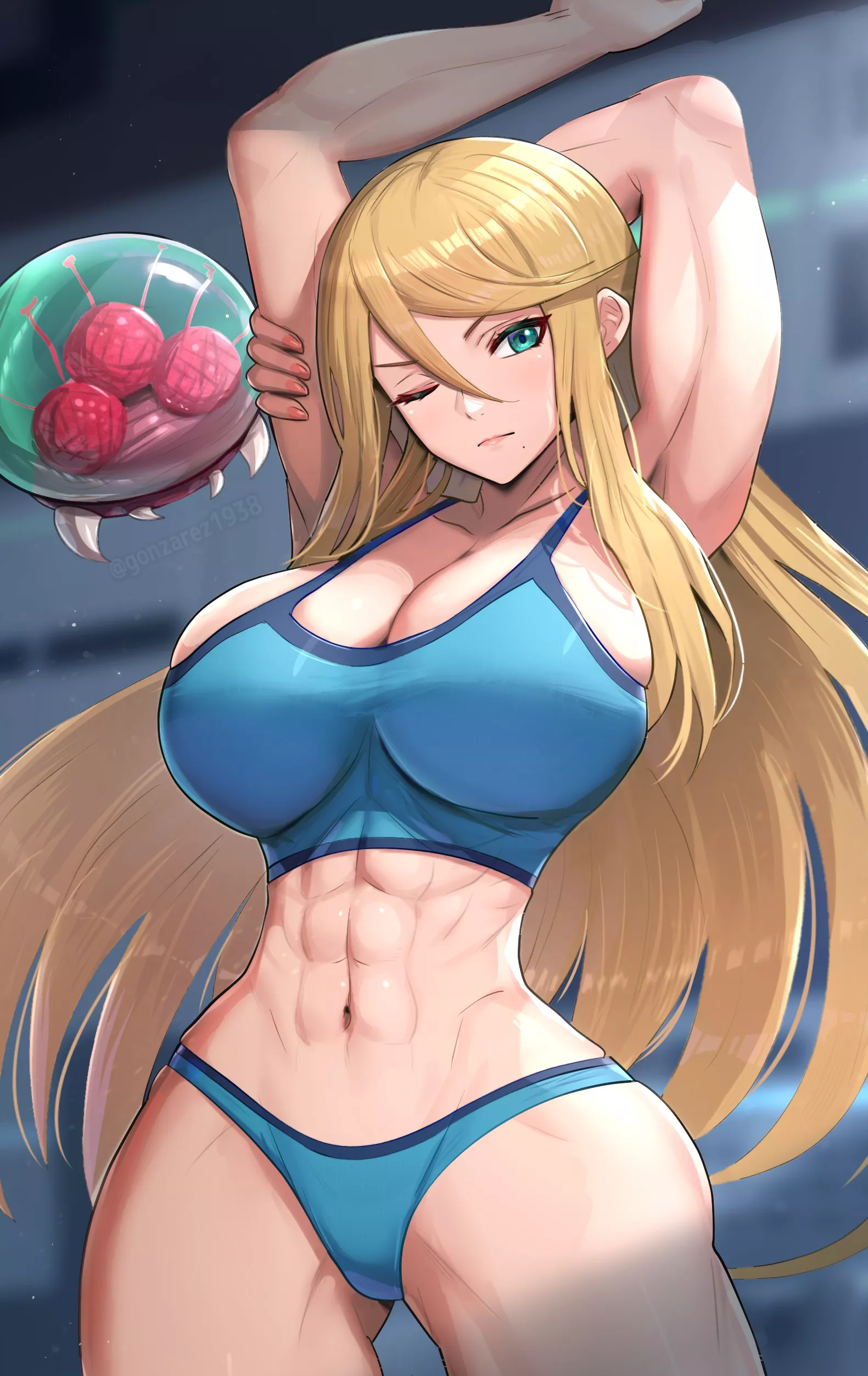 Samus after a workout (Gonzarez) [Metroid]