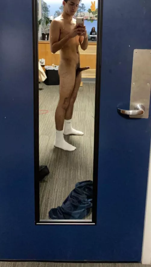 Say yes if you would let me send you more nudes from my dorm 😈