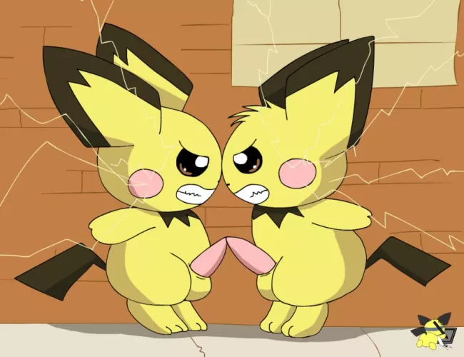 Two male pichu fighting (pichu90) [mm]