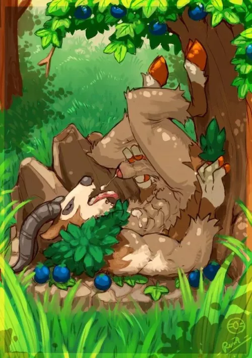 a gogoat having some fun (pockyrumz)