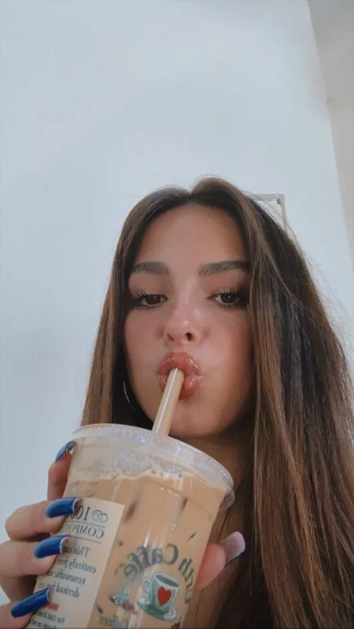 Addy rae drinking