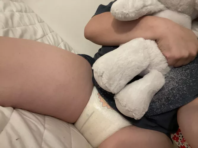 Daddy, could I please change nowww? It’s all squishy 🥺