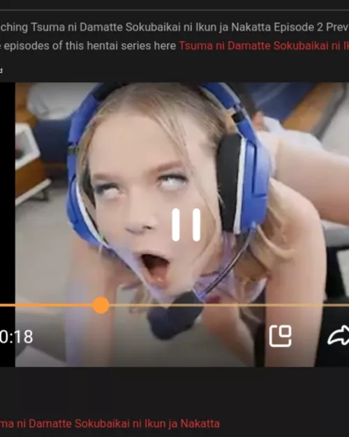 Do you know who she is? It's just an ad