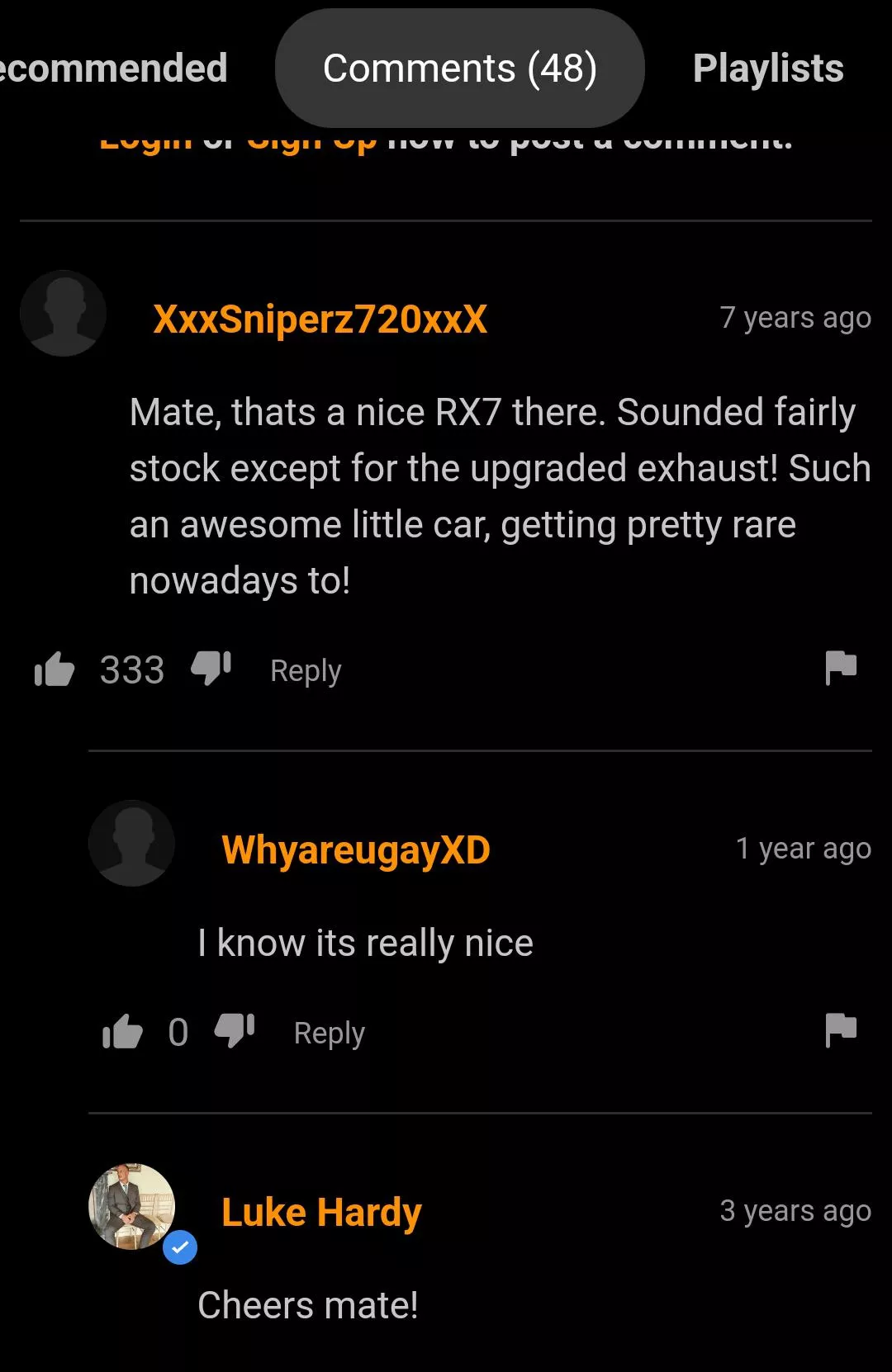 For the car lover's out there