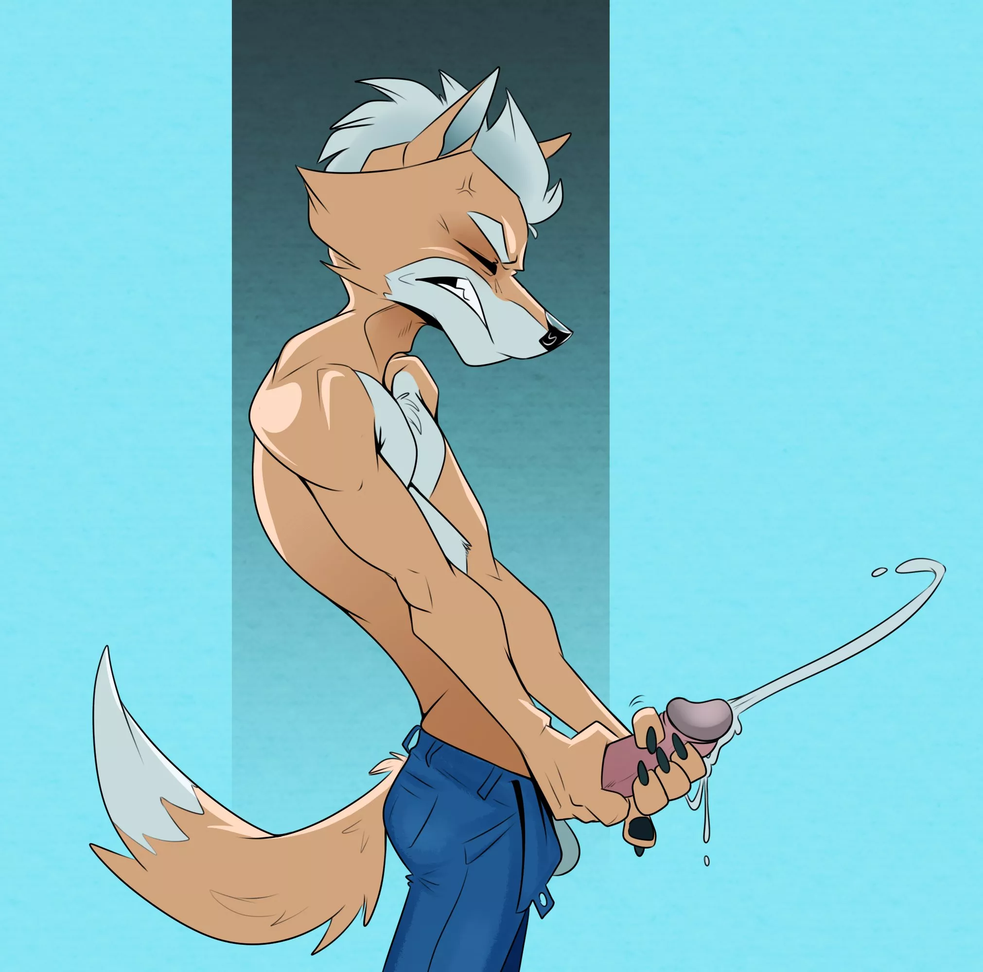 Fox Blasting Off (DragonDrawerFur)