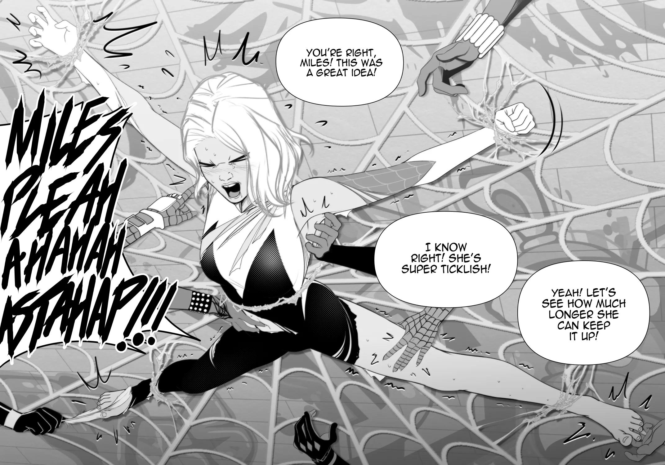 Gwen tickled (kusujinn)