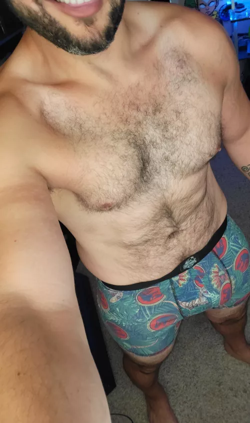 Hope you like my Jurassic park boxer