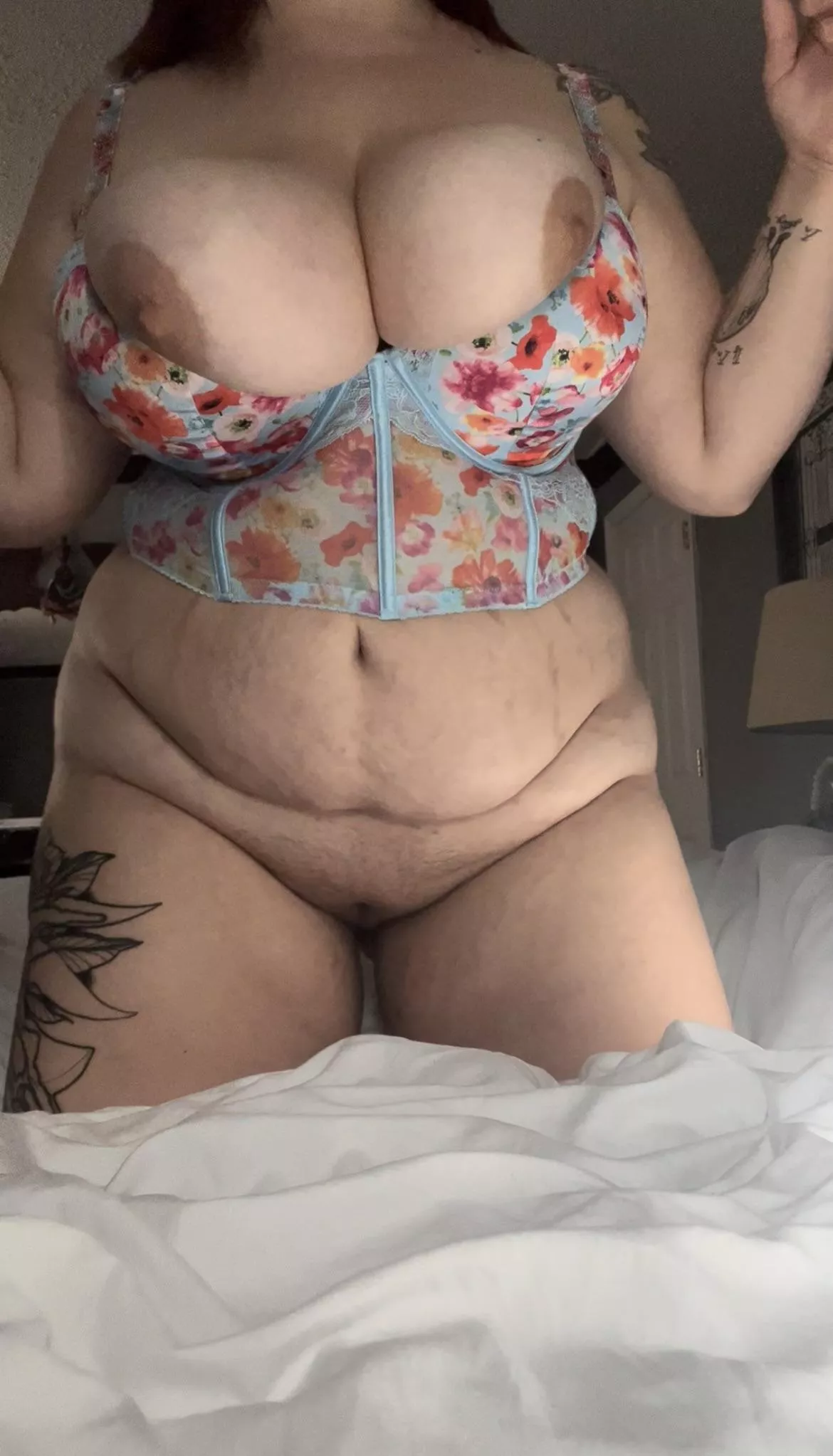 I love seeing clothes be too small now