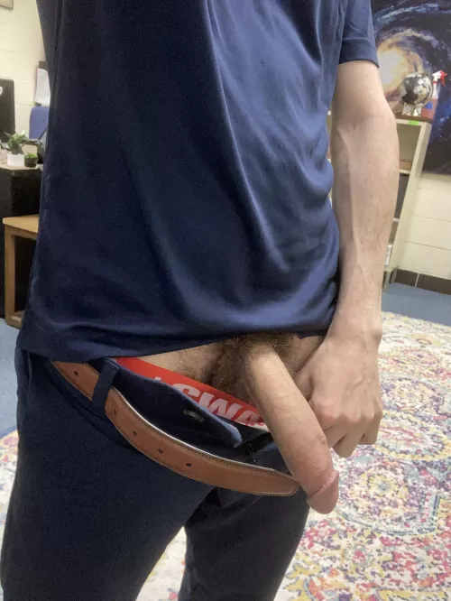 It was bulging too much through my slacks - it clearly needed some air.