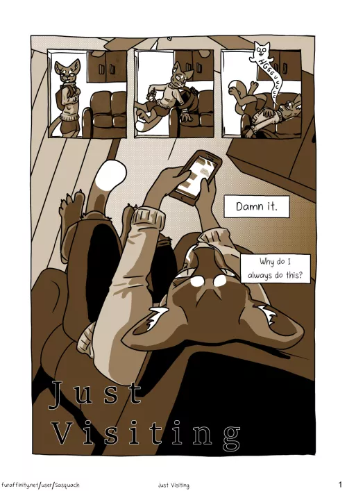 Just Visiting (Sasquach/OC) [MM] Full link in replies