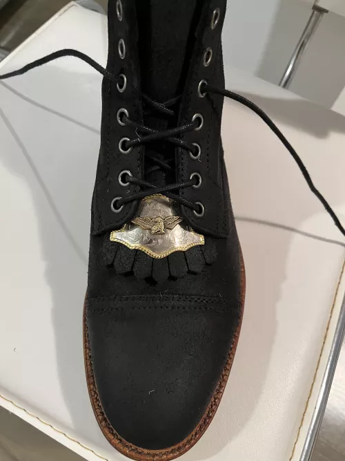 Parkhurst The Richmond - Black Waxy with Kiltie and Medallion, WDYT?