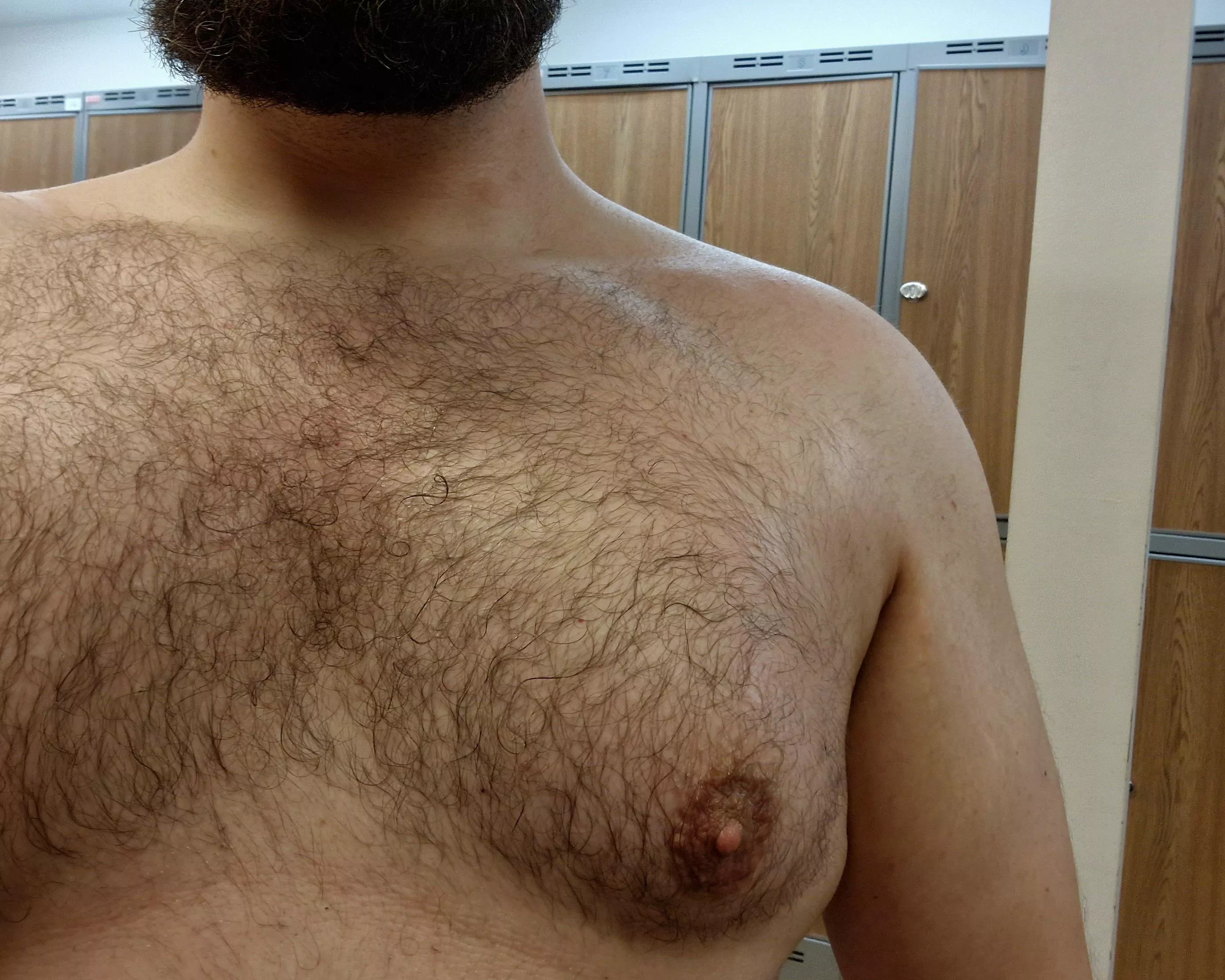 post lifting sweaty, pre shower smelly 🐻