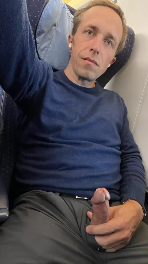 Showing off on the train